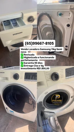 Vendo Lavadora Samsung Semi Nova