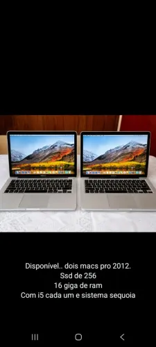 MacBook Pro 2012 i5 | 16GB RAM | SSD 256GB | 2 Unidades