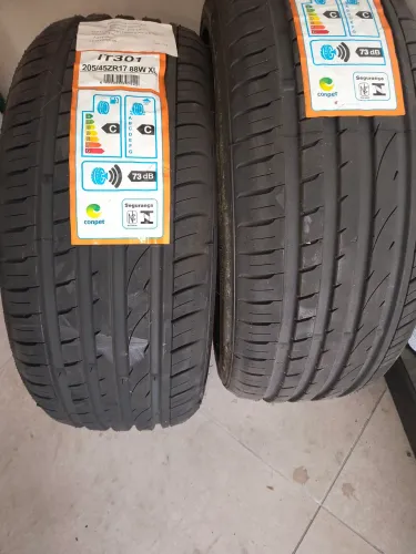 2 Pneus novos itaro 205 45 17