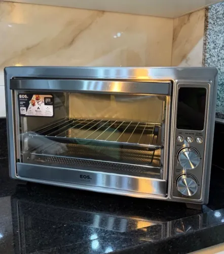 Forno e Fritadeira Air Fryer EOS 38 Litros Digital Premium Inox EAF40AID 110V