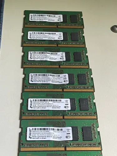 Lote de memórias RAM DDR4 3200MHz SMART 