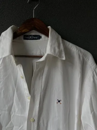 Camisa Social Polo Play - Branca (G)