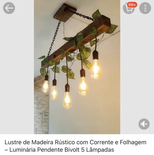 Luminária Rústica