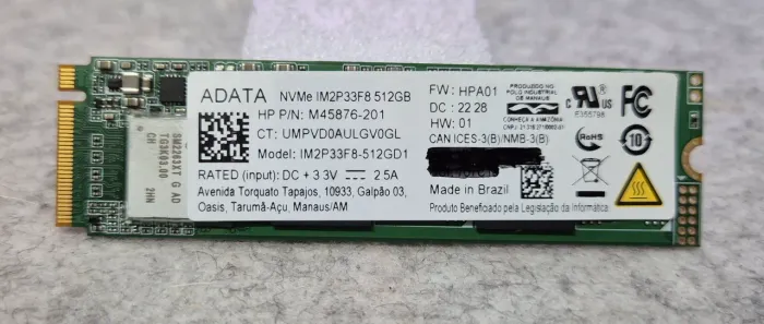 SSD ADATA 512GB NVMe