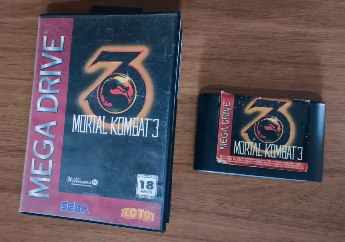 Mortal Kombat 3 Original Mega Drive Com Caixa
