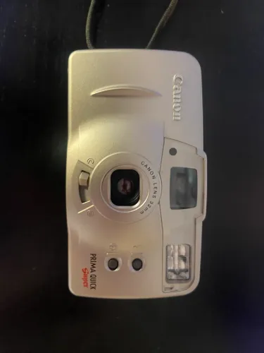 [RARIDADE] Câmera Analógica Canon Prima Super Quick - Kit Completo na Caixa