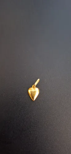 pingente coração 18k 750