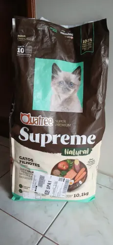 Ração gatos filhotes 10 kg/Quatree Super Premium