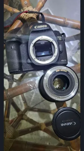 Câmera Canon 5D M3 com Lente 16x35 2.8 série L