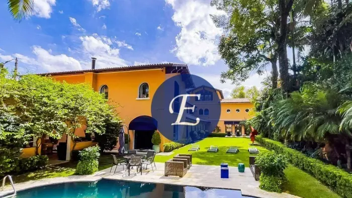 Casa para comprar com 5 quartos(5 suítes), quadra tênis, 1.599 m² - Jardim Guedala SP