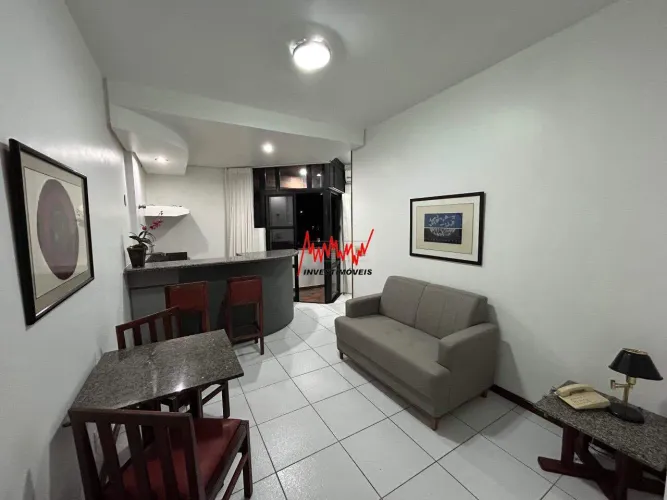Apartamento mobiliado para aluguel, 1 quarto, Lourdes - Belo Horizonte/MG