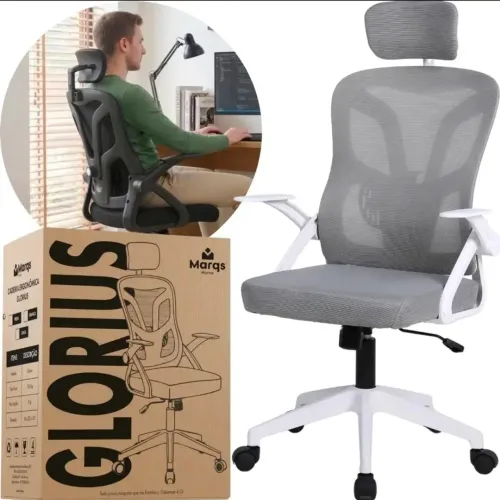 Cadeira De Escritorio Ergonomica Nr17 Glorious Marqs 180kg