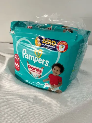 Pacote Pampers pants xg com 65 unidades