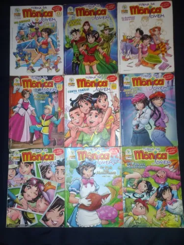 Mangás Turma da Mônica Jovem, Vol 1, 2, 5, 9, 10, 18, 19, 21 e 22