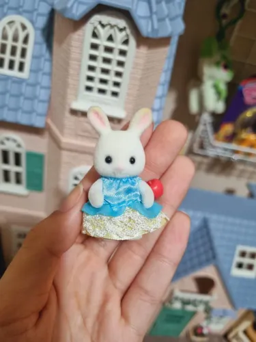 Sylvanian families bebê coelha neve