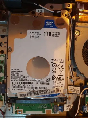 HD 1TB Western Digital Blue Slim 2.5 SATA 3 Notebook