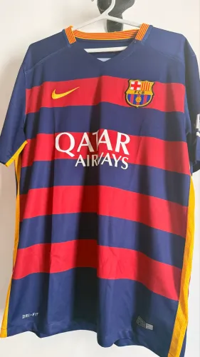Camisa Oficial Barcelona - Temporada 15/16 - Tamanho G