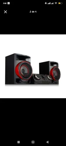 mini System LG Xboom 2350W (Função Karaokê)