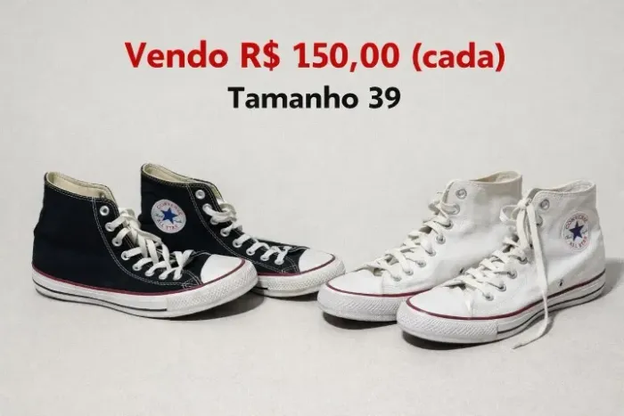 Tênis All Star em perfeito estado e ótimo preço 