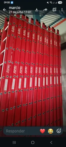 escada fibra esmig 6 metros