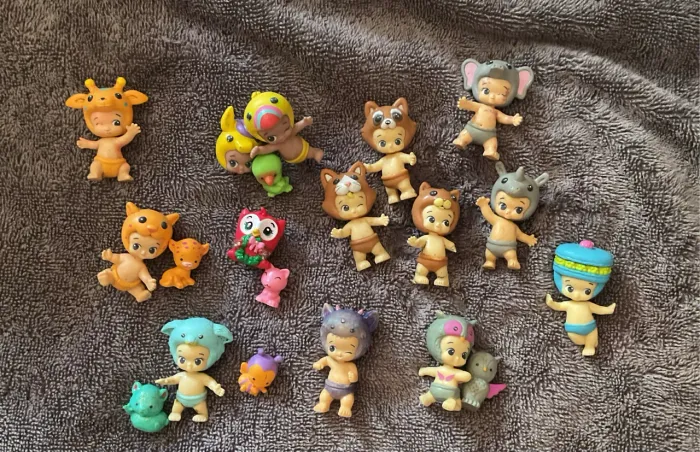 Lote Mini Bonecos Twozies Moose Toys Bebês Fantasia Animais 