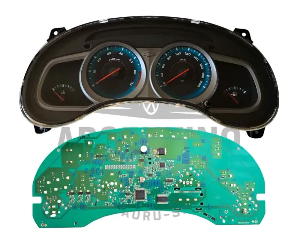 Painel de Instrumentos S10 Flex Diesel 2.4 2.8 2009 2010 2011 Fundo Azul Eletrônica