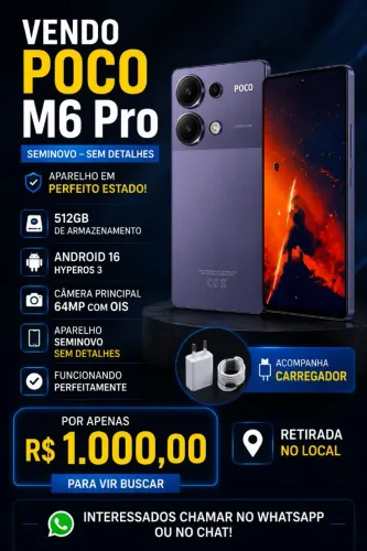 POCO M6 pro 512 GB