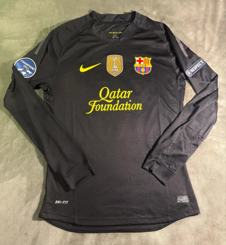 Camisa Barcelona 2012 - De jogo manga longa - Messi