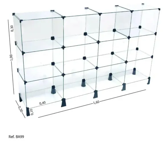 Vitrine de vidro