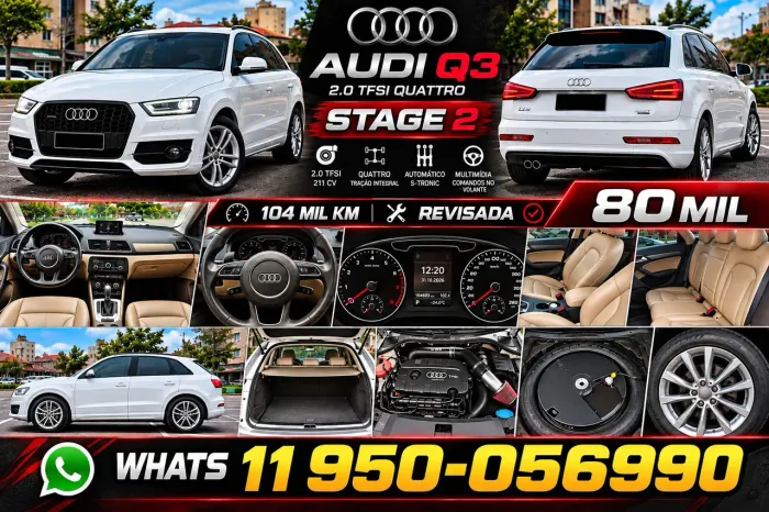 Audi Q3 2.0 TFSI Quat. 170/180cv S-tronic 5P 2015