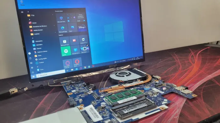 Placa mãe notebook lenovo G40 70 core i3 completa