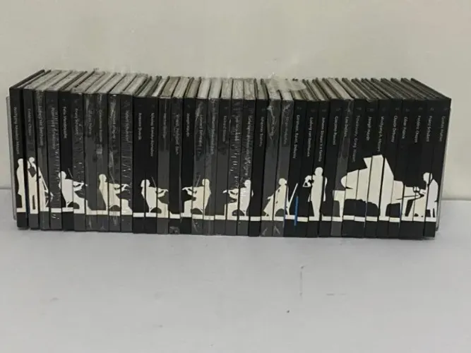 Coleção Folha de Música Clássica - Completa com 36 Volumes (Livros + CDs Originais)