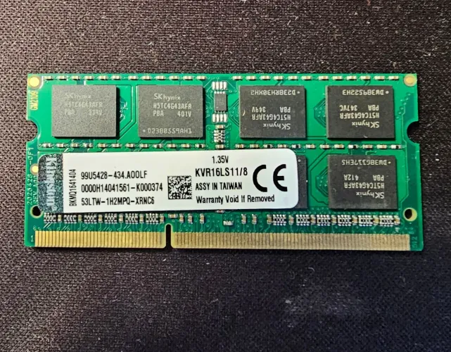 Memória DDR3 8gb 1,35v par notebook 