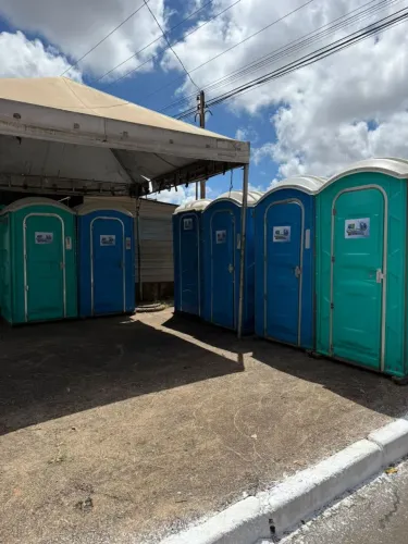 Banheiros químicos aluguel obras e eventos 