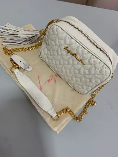 bolsa luiza barcelos matelassê off white