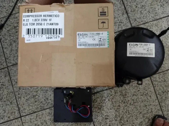 COMPRESSOR ELGIN 1HP R22 220V 1F TCM 2050 E 