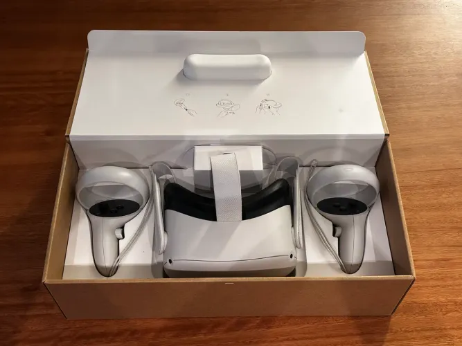 Meta Quest 2 / Oculus Quest 2 128GB VR completo, funcionando 100%, usado