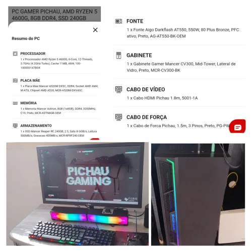 Vendo ou Troco Computador