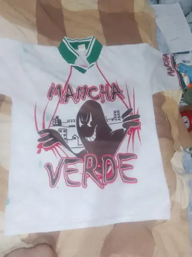 Camisa antiga da torcida organizada mancha verde. Infelizmente com avarias 