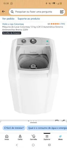 Vendo máquina lavar roupa 220v