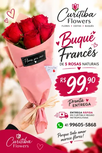 Buquê de rosas - entrega rápida