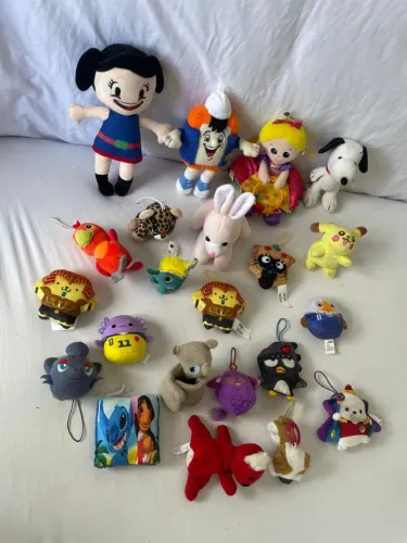 Mini pelúcias diversas lote
