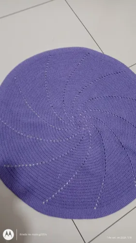 Tapetes crochê redondo