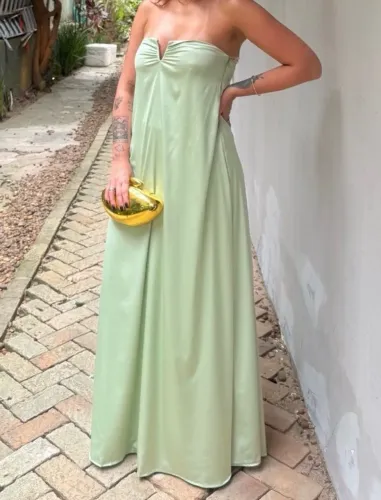 Vestido Koji verde claro P
