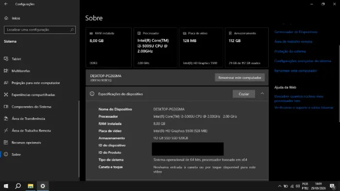 NOTEBOOK SAMSUNG NP300E5K - TELA GRANDE, BATERIA ÓTIMA E SSD