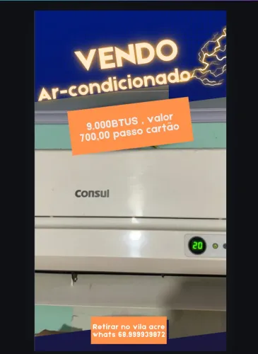 Vendo ar condicionado