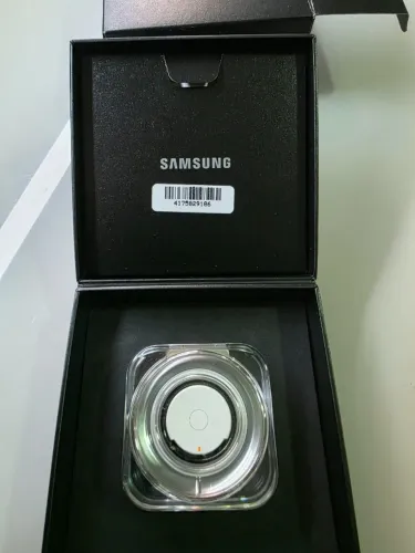 Samsung Galaxy Ring Titânio Prata Tamanho 13 + Caixa e Carregador