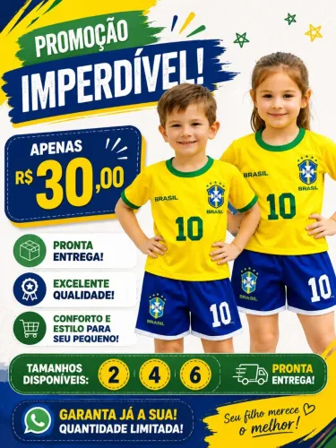 Conjunto do Brasil Infantil