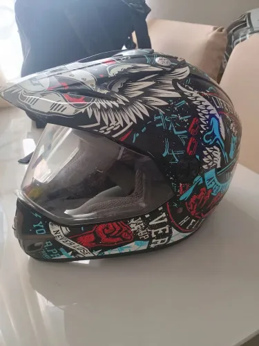 Capacete de moto da Helf