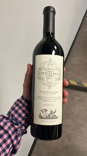 Vinho Argentino - Gran Enemigo Single Vineyard Gualtallary Cabernet Franc, Safra 2017